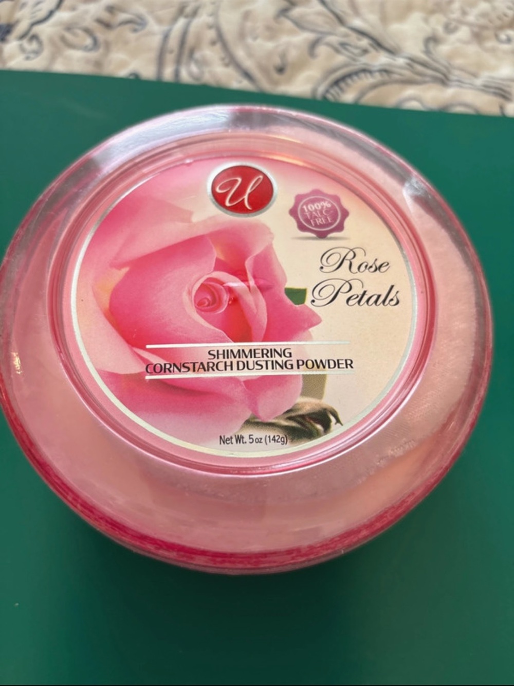Universal Rose Petals Shimmering Dusting Powder - Pink